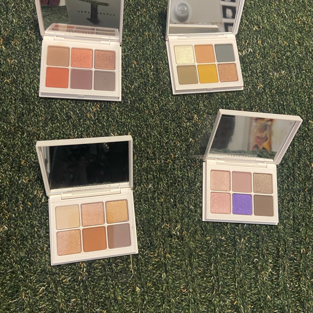Fenty Beauty by Rihanna Snap Shadows Mix & Match Eyeshadow Palette Bundle of 4